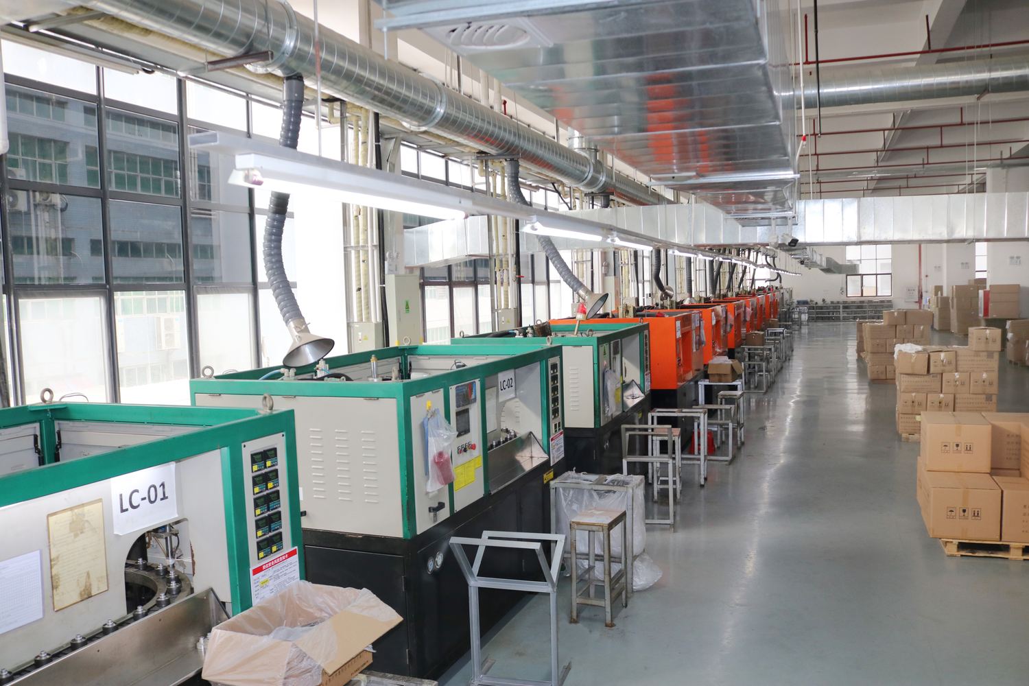 Blow molding line